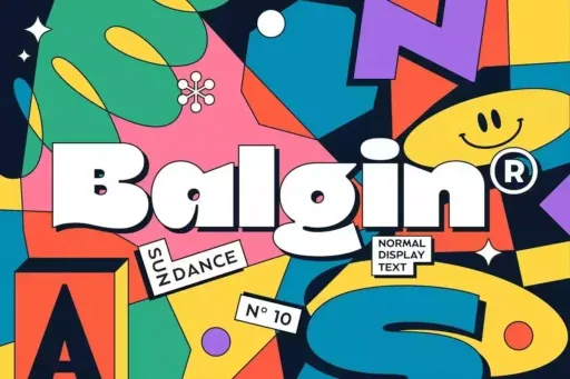 Balgin Font preview 8 – Display Fonts font sample