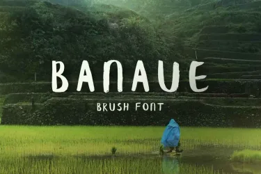 Banaue Handwritten Brush Font free download – Script And Handwritten preview