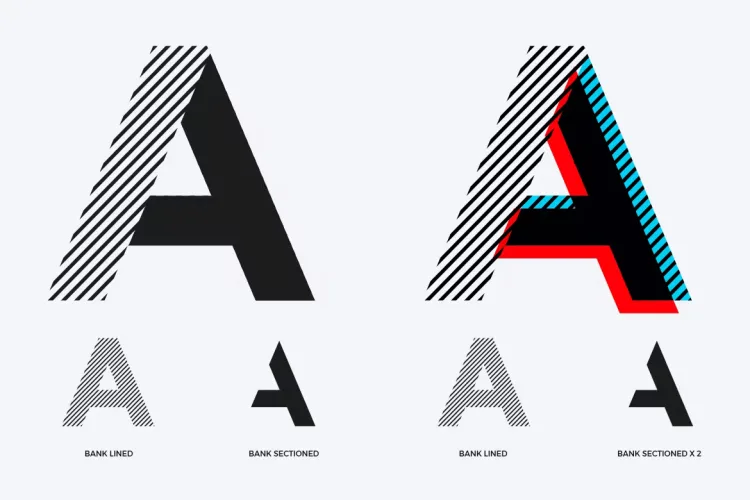 Bank Nue Font preview 1 – Decorative Fonts font sample