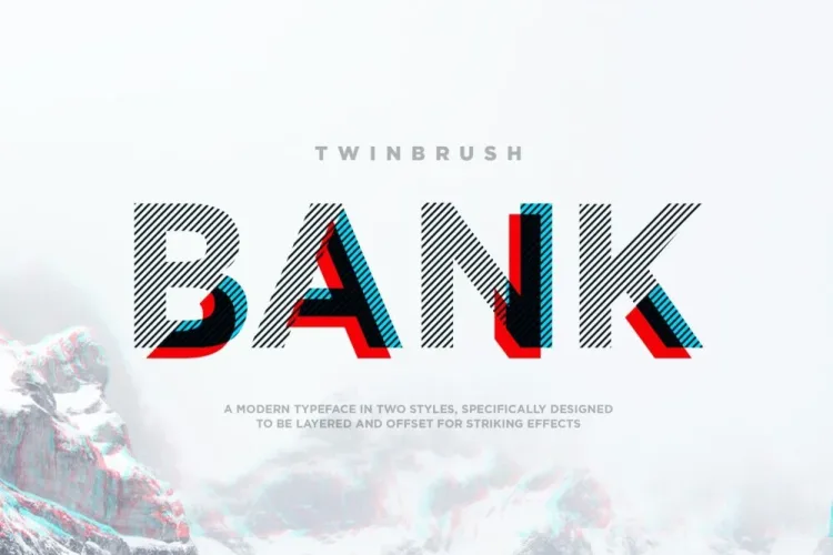 Bank Nue Font preview 6 – Decorative Fonts font sample