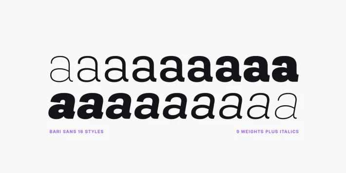 Bari Sans Font preview 3 – Sans Serif Fonts font sample