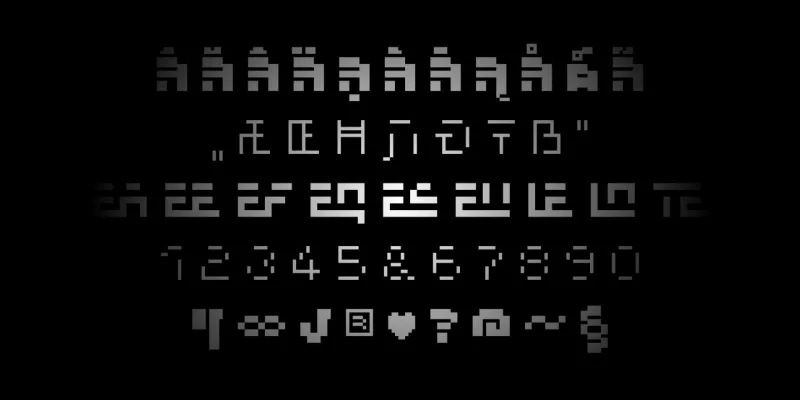 Basika Core Font Family preview 6 – Display Fonts font sample