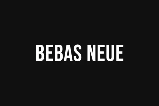 Bebas Neue Font preview 4 – Sans Serif Fonts font sample