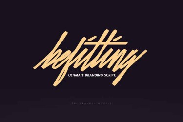 Befitting Script Font free download – Befitting font preview