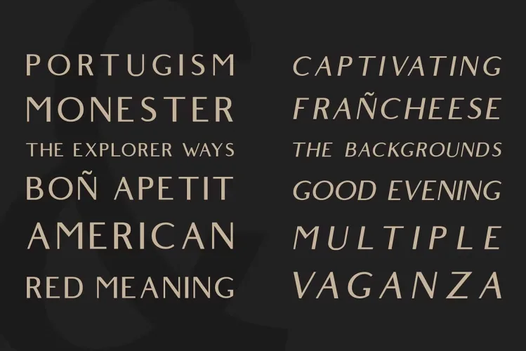Belgium Font preview 4 – Serif Fonts font sample