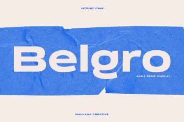 Belgro Display Font free download – Belgro Display Font font preview