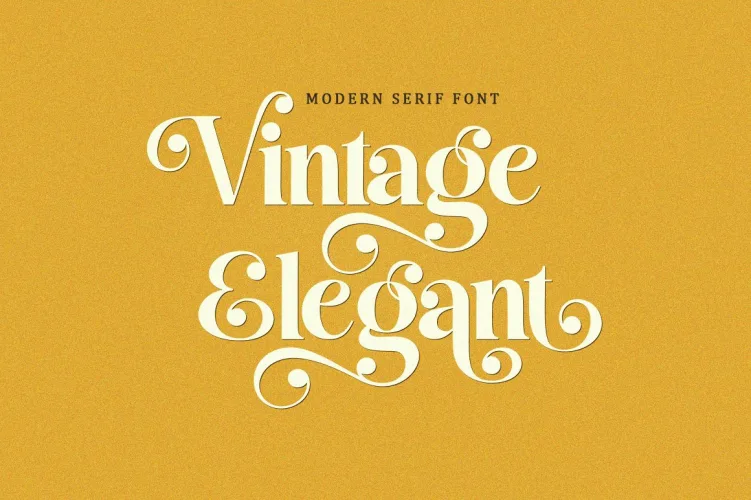 Best Swashed Font preview 3 – Serif Fonts font sample