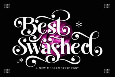 Best Swashed Font free download – Serif font preview