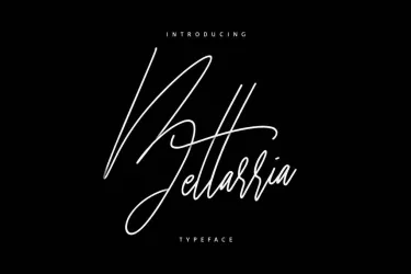 Bettarria Signature Typeface Font free download – Script And Handwritten preview