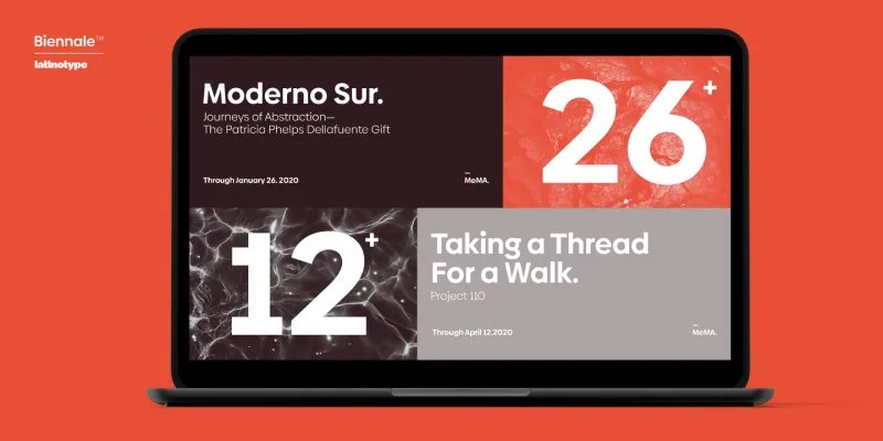 Biennale Font preview 5 – Sans Serif Fonts font sample