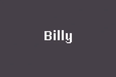 Billy Font free download – Retro font preview