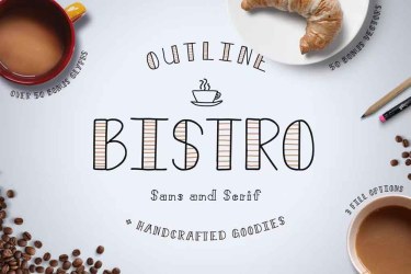 Bistro Font free download – Serif font preview