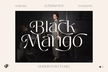 Black Mango Font free download – Branding font preview