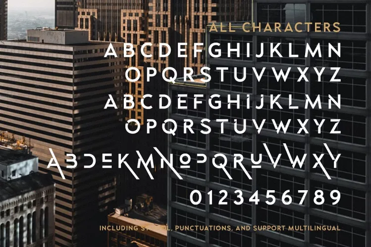 Blackpast Font preview 4 – Display Fonts font sample