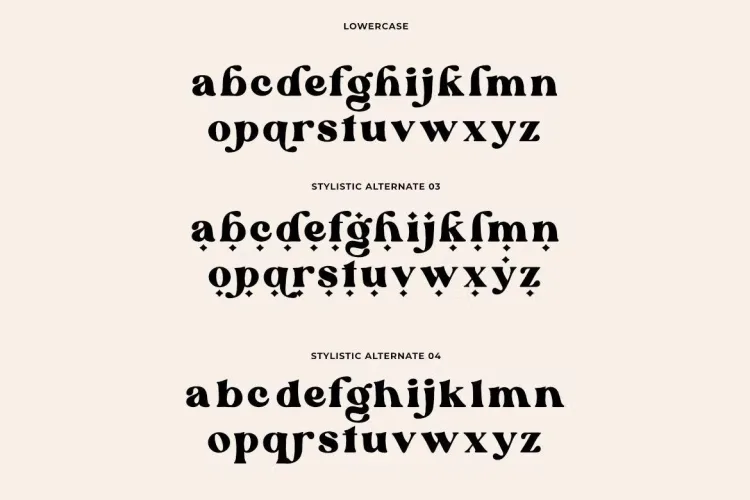 Blanch Sage Font preview 6 – Serif Fonts font sample