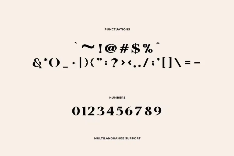 Blanch Sage Font preview 9 – Serif Fonts font sample