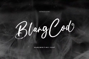 Blang Cod Handwritten Font free download – Friendly font preview