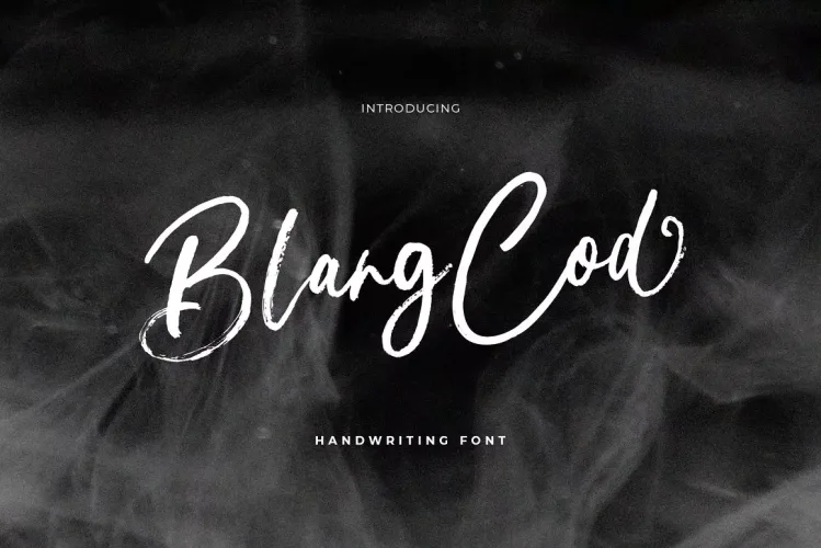 Blang Cod Handwritten Font preview 5 – Script And Handwritten font sample