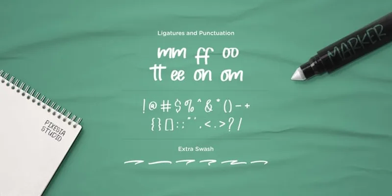 Blank Notes Font preview 9 – Script And Handwritten font sample