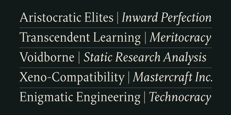Blizka Font Family preview 6 – Serif Fonts font sample