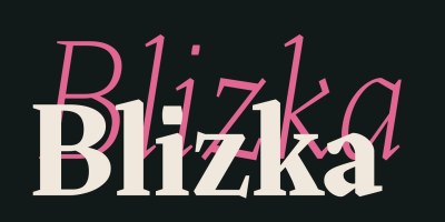 Blizka Font Family free download – Serif font preview