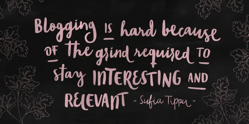 Blog Script Font preview 3 – Script And Handwritten font sample