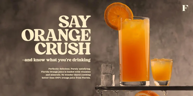 Blood Orange Font preview 1 – Serif Fonts font sample