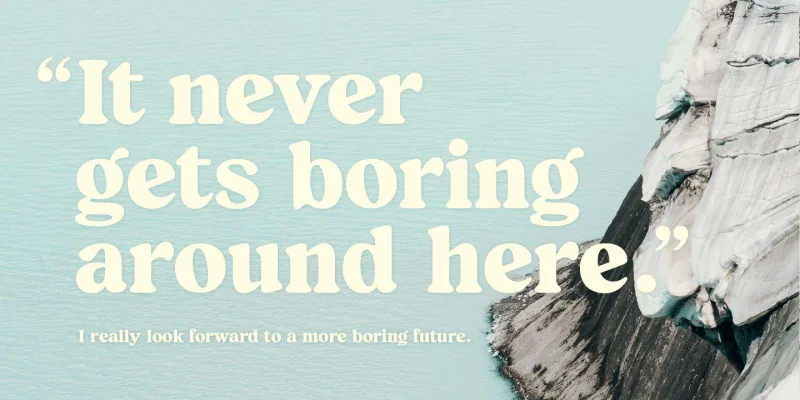 Blood Orange Font preview 3 – Serif Fonts font sample