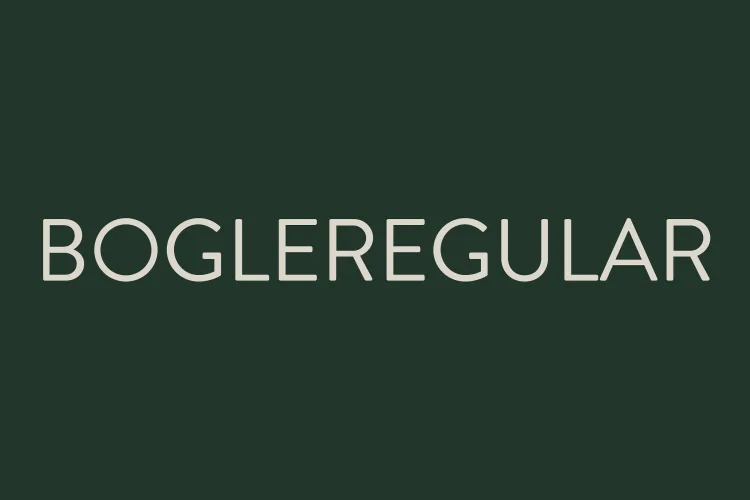 Bogle Font Family preview 1 – Sans Serif Fonts font sample