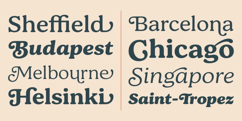 Bogue Font preview 5 – Serif Fonts font sample