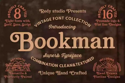 Bookman Font preview 11 – Serif Fonts font sample