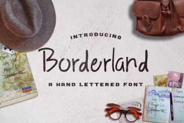 Borderland Font free download – Borderland Font font preview