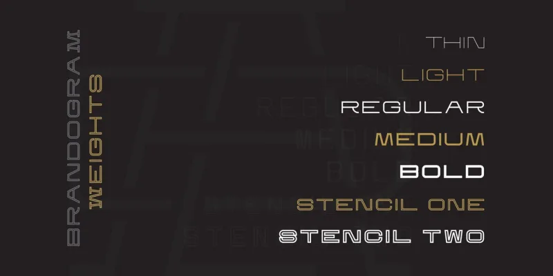Brandogram Font Family preview 4 – Font Family font sample