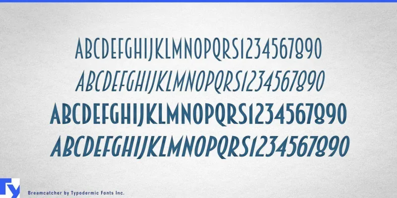 Breamcatcher Font Family preview 4 – Font Family font sample