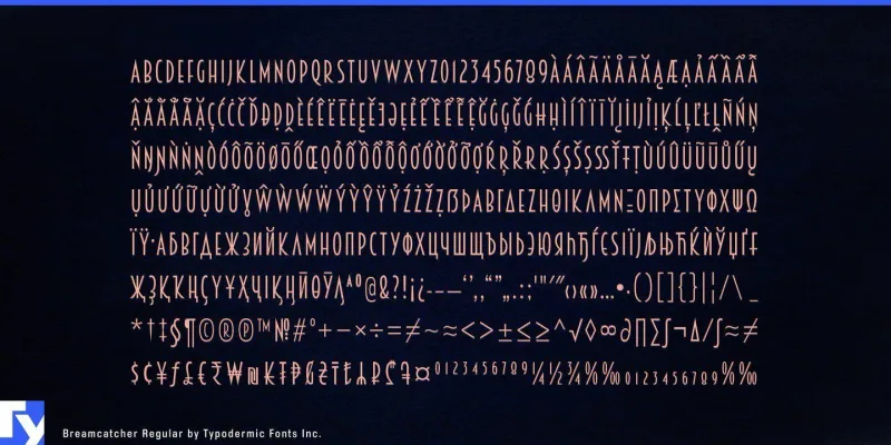 Breamcatcher Font Family preview 6 – Font Family font sample