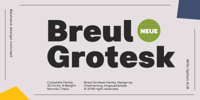 Breul Grotesk Font Family free download – Serif font preview