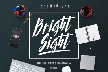 Bright Sight Font free download – Bright Sight Font font preview
