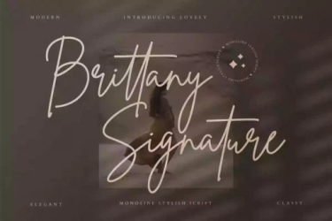 Brittany Signature Font free download – Calligraphy font preview