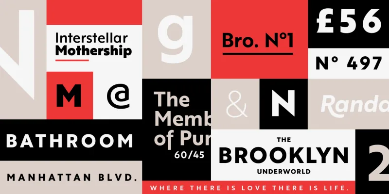 Brother 1816 Font preview 2 – Sans Serif Fonts font sample