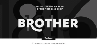 Brother 1816 Font free download – Serif font preview