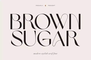 Brown Sugar Font free download – Serif font preview