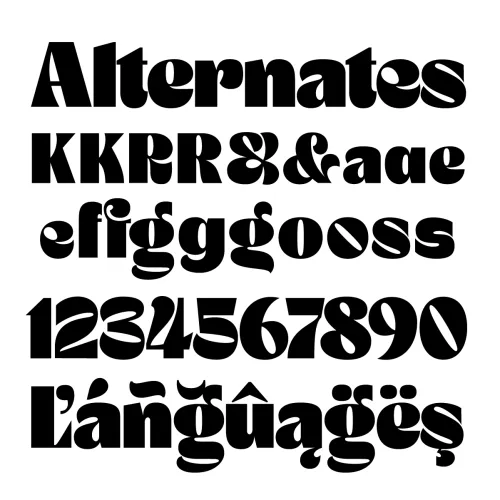 Brule Font Family preview 1 – Decorative Fonts font sample