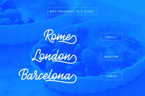 Brulle Font preview 1 – Script And Handwritten font sample