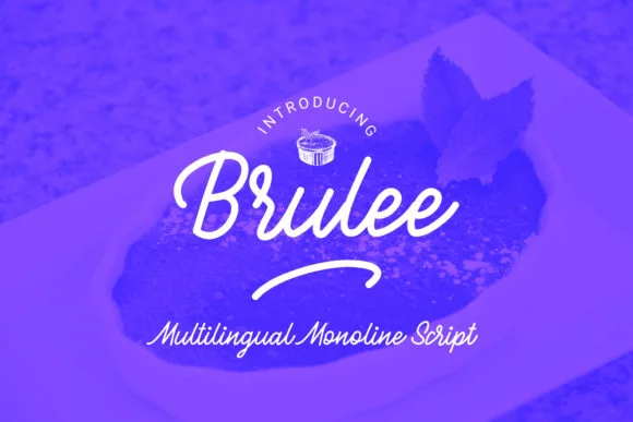 Brulle Font preview 9 – Script And Handwritten font sample