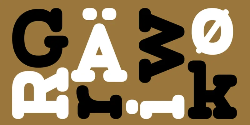 Bubpop Font preview 5 – Slab Serif Fonts font sample