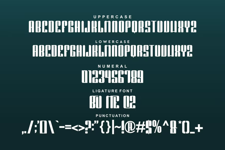 Bumercoz Font free download preview 2 – Serif Fonts font