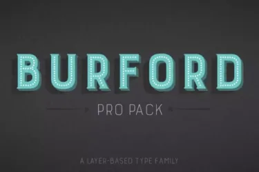 Burford Font free download – font preview