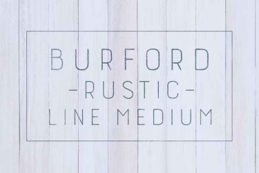 Burford Rustic Line Medium Font free download – Rustic font preview