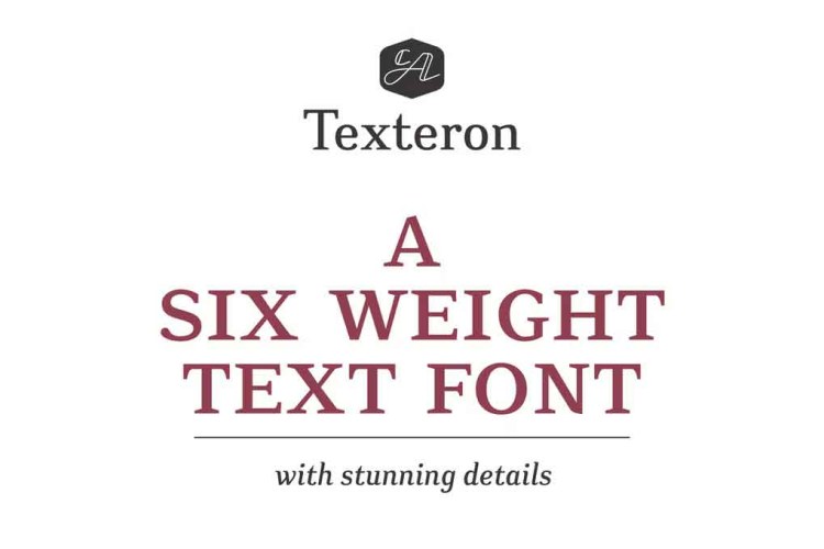 CA Texteron Font free download preview 4 – Serif Fonts font