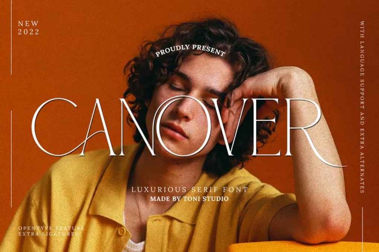 CANOVER Ligature Font free download preview 4 – Serif Fonts font